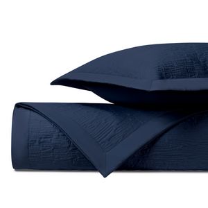 Home Treasures Wave Quilted Bedding - Navy Blue.