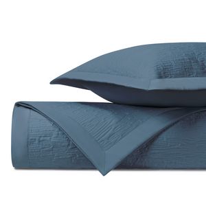 Home Treasures Wave Quilted Bedding - Slate Blue.