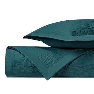 Home Treasures Wave Quilted Bedding - Teal.