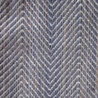 Home Treasures Bedding Zebra Linen Collection Fabric - Herringbone Gray Navy.