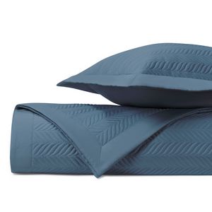 Home Treasures Zurich Quilted Bedding - Slate Blue.