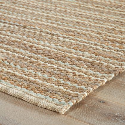 Jaipur Living Rugs AD03 - Andes Collection 70% Cotton 30% Jute Rug - Corner View