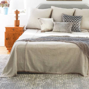Kevin OBrien Studio Chunky Weave Cotton Bedding - View #7