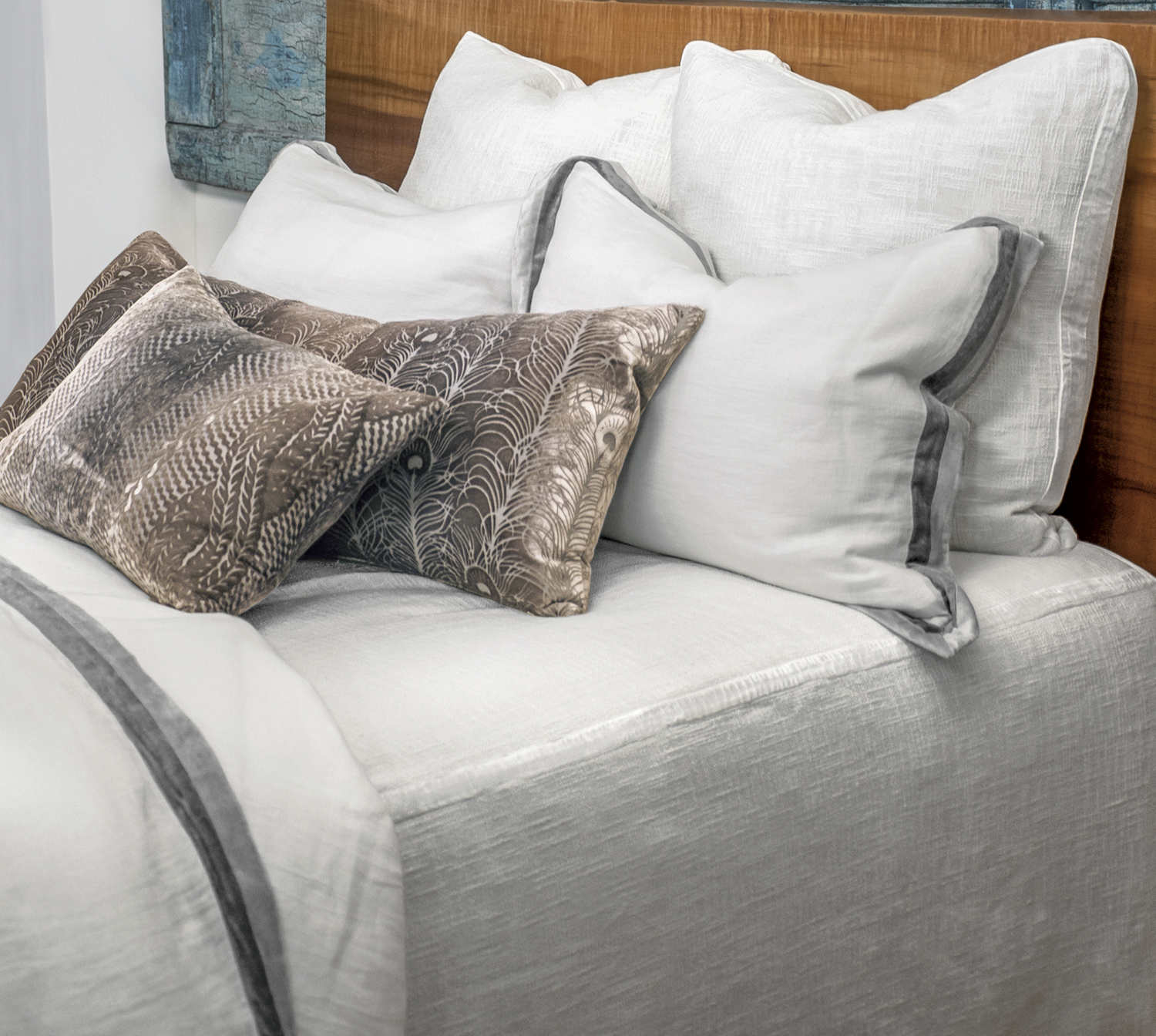 Kevin OBrien Studio Chunky Weave Cotton Bedding