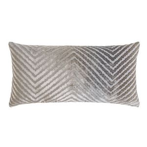 Kevin OBrien Studio Bedding - Chevron Velvet Lumbar Pillow