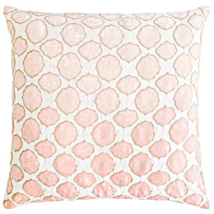 Kevin O'Brien Studio Tile Appliqued Linen Pillow