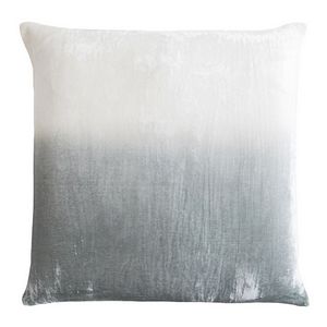 Kevin O'Brien Studio Dip Dyed Decorative Pillow - Sage/White (20x20)