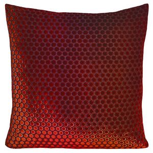 Kevin O'Brien Studio Dots Velvet Wildberry Decorative Pillow