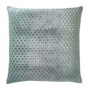 Kevin O'Brien Studio Dots Velvet Jade Decorative Pillow