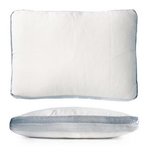 Kevin O'Brien Studio Double Tuxedo Linen/Cotton Decorative Pillow - Mineral (14x20)