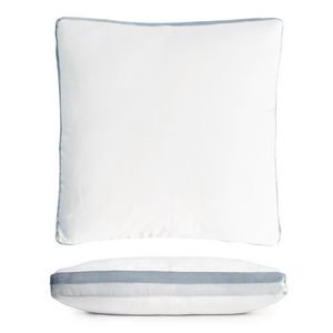 Kevin O'Brien Studio Double Tuxedo Linen/Cotton Decorative Pillow - Mineral (22x22)