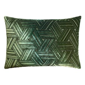 Kevin OBrien Studio Entwined Decorative Pillow - Evergreen (14x20)