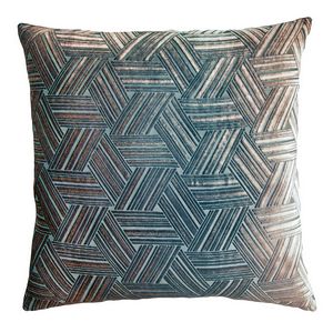 Kevin OBrien Studio Entwined Decorative Pillow - Gunmetal (22x22)