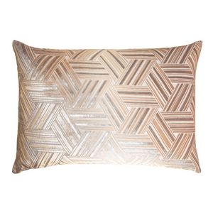 Kevin OBrien Studio Entwined Decorative Pillow - Latte (14x20)