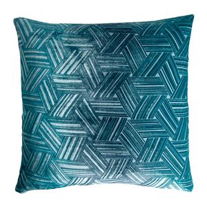 Kevin OBrien Studio Entwined Decorative Pillow - Pacific (22x22)