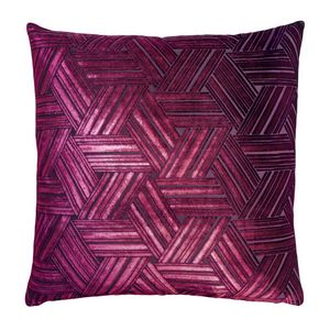 Kevin OBrien Studio Entwined Decorative Pillow - Raspberry (18x18)