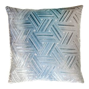Kevin OBrien Studio Entwined Decorative Pillow - Robbins Egg (18x18)
