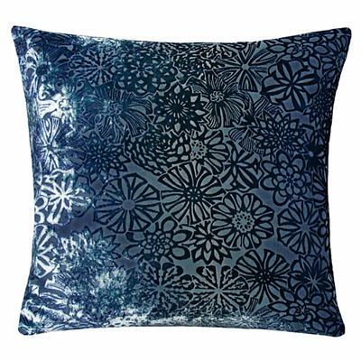 Kevin O'Brien Studio Kaleidoscope Dec Pillow is 100% Linen with Silk & Rayon Velvet.
