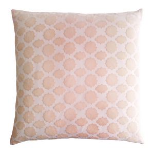 Kevin O'Brien Studio Mod Fretwork Velvet Decorative Pillow - Blush