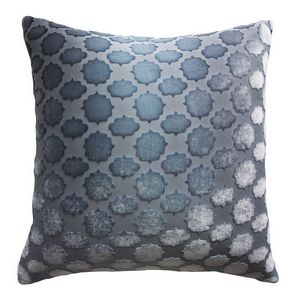 Kevin O'Brien Studio Mod Fretwork Velvet Decorative Pillow - Dusk