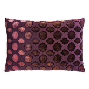 Kevin O'Brien Studio Mod Fretwork Velvet Decorative Pillow - Wildberry 14x20