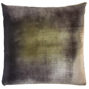 Kevin O'Brien Studio Ombre Velvet Decorative Pillows - Oregano Color (22x22)