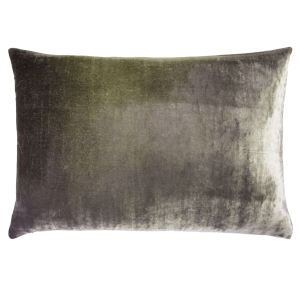 Kevin O'Brien Studio Ombre Velvet Decorative Pillows - Oregano Color (14x20)