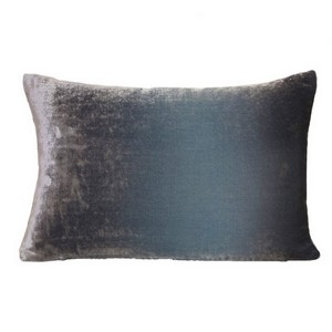 Kevin O'Brien Studio Ombre Velvet Decorative Pillows - Dusk Color (14x20)