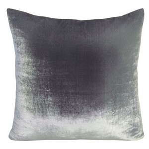 Kevin O'Brien Studio Ombre Velvet Decorative Pillows - Silver Gray Color