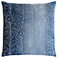 Kevin OBrien Studio Peacock Feather-Velvet Decorative Pillows