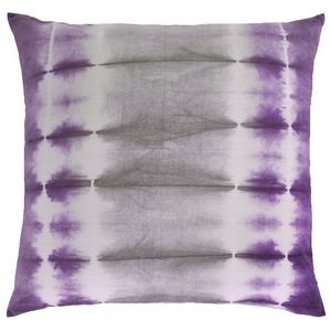 Shibori Floor Pillow in Iris color.