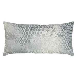 Kevin O'Brien Studio Snakeskin Velvet Decorative Pillow - Mineral Color