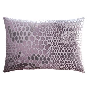 Kevin O'Brien Studio Snakeskin Velvet Decorative Pillow - Thistle (14x20)