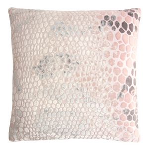 Kevin O'Brien Studio Snakeskin Velvet Decorative Pillow - Blush Color
