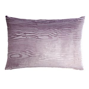 Kevin O'Brien Studio - Woodgrain Velvet Decorative Pillow - Thistle (14x20).