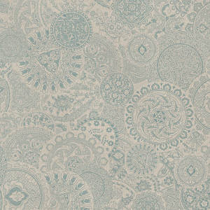 Leitner Isabella Linen Bedding Linen in the color Artic Blue