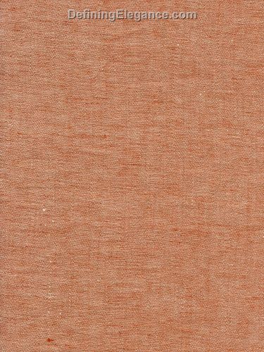Leitner Leivi Bedding Linen fabric sample -  Rostrot