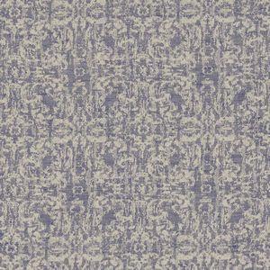 Leitner Maray Linen Bedding Fabric Sample - Delft Blue.