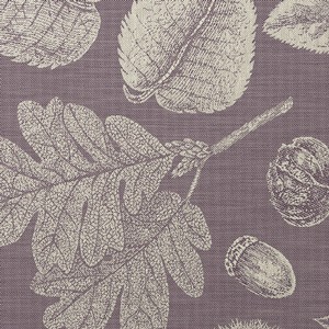 Leitner Metsa 50% Linen/50% Cotton Bedding - Purple.