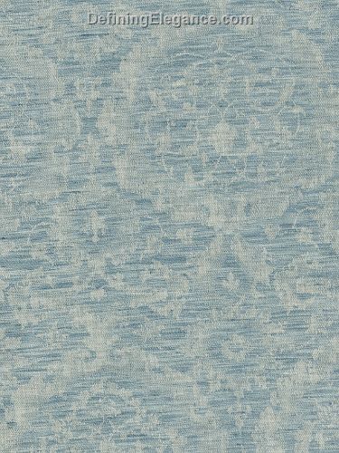 Leitner Riva Linen Bedding Fabric Sample - Blue Fog.