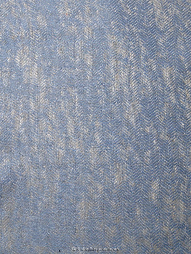 Leitner Tratten Linen Table Linens - Blue Fog