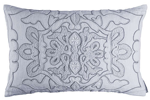 Lili Alessandra White on White Decorative Pillows