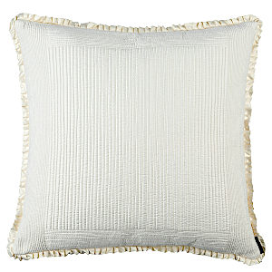 Lili Alessandra Battersea Quilted Pillow in Ivory