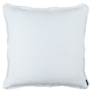 Lili Alessandra Battersea White Cotton Quilted Pillow