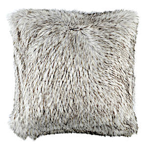 Lili Alessandra Silver Faux Decorative Pillows - (European 28x28)