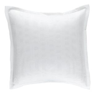 Lili Alessandra Stela Matelasse White Cotton - Euro Pillow.
