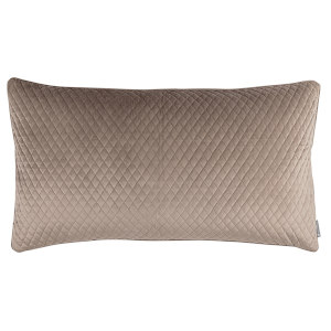 Valentina Quilted Lg Rectangle Pillow Buff 18x30 by Lili Alessandra.