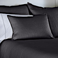 Lili Alessandra Retro Black Coverlet & Decorative Pillows