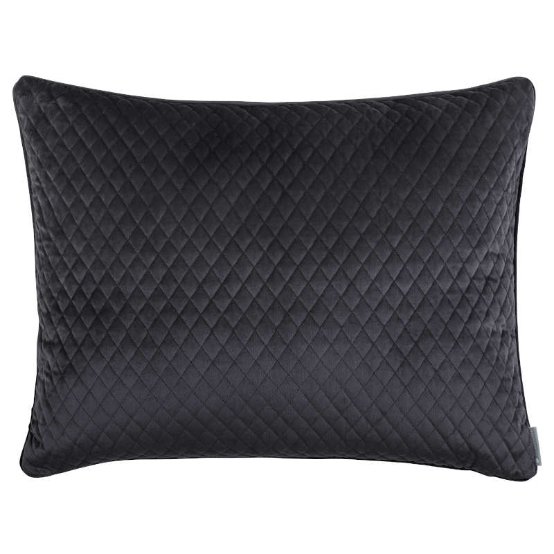 Lili Alessandra Valentina Standard Pillow Black 20x26