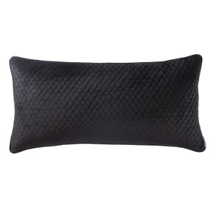 Lili Alessandra Valentina Lg. Rectangle Pillow BLACK 18X36